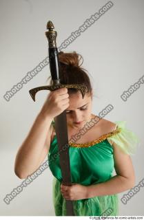 KATERINA STANDING POSE WITH SWORD